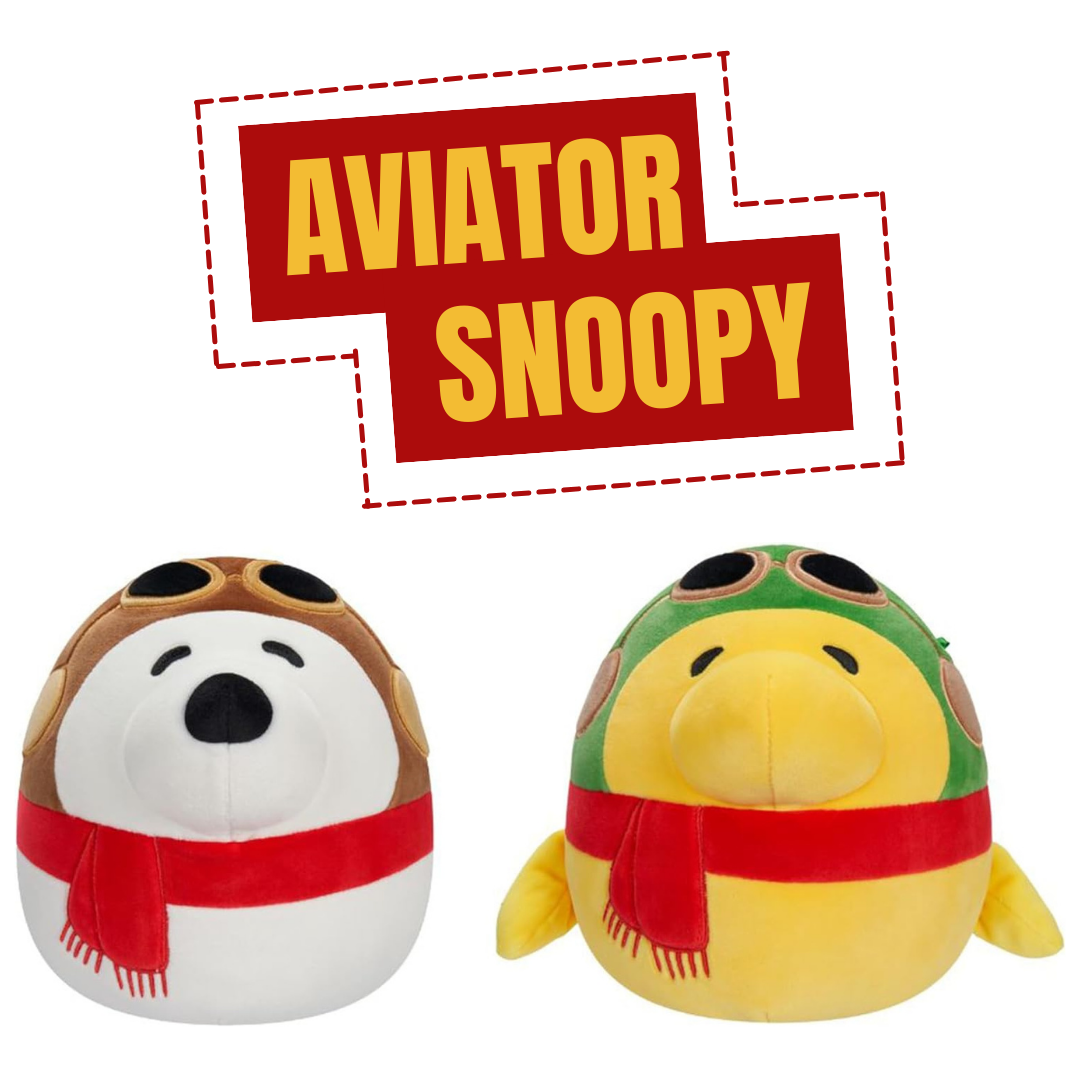 Aviator Snoopy and Aviator Woodstock