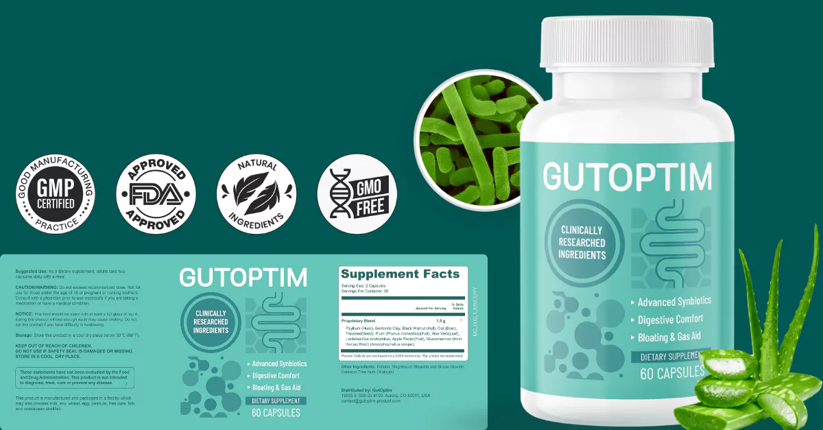 Benefits Of GutOptim Gut Health Supplement